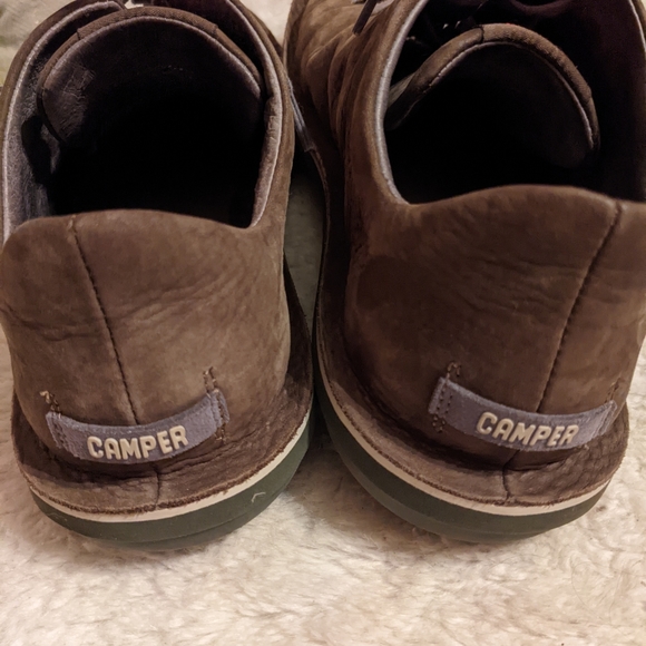 Camper brown suede Beetle lace up sneakers - Picture 3 of 10